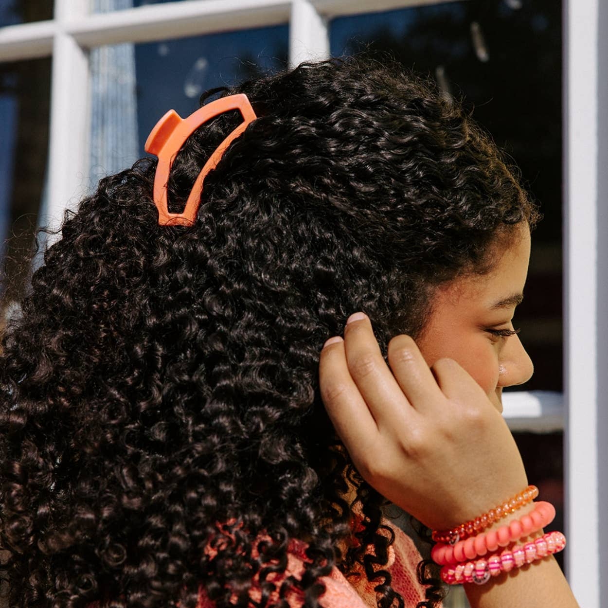 TELETIES - Open Hair Clip | Medium | Dreamsicle TELETIES