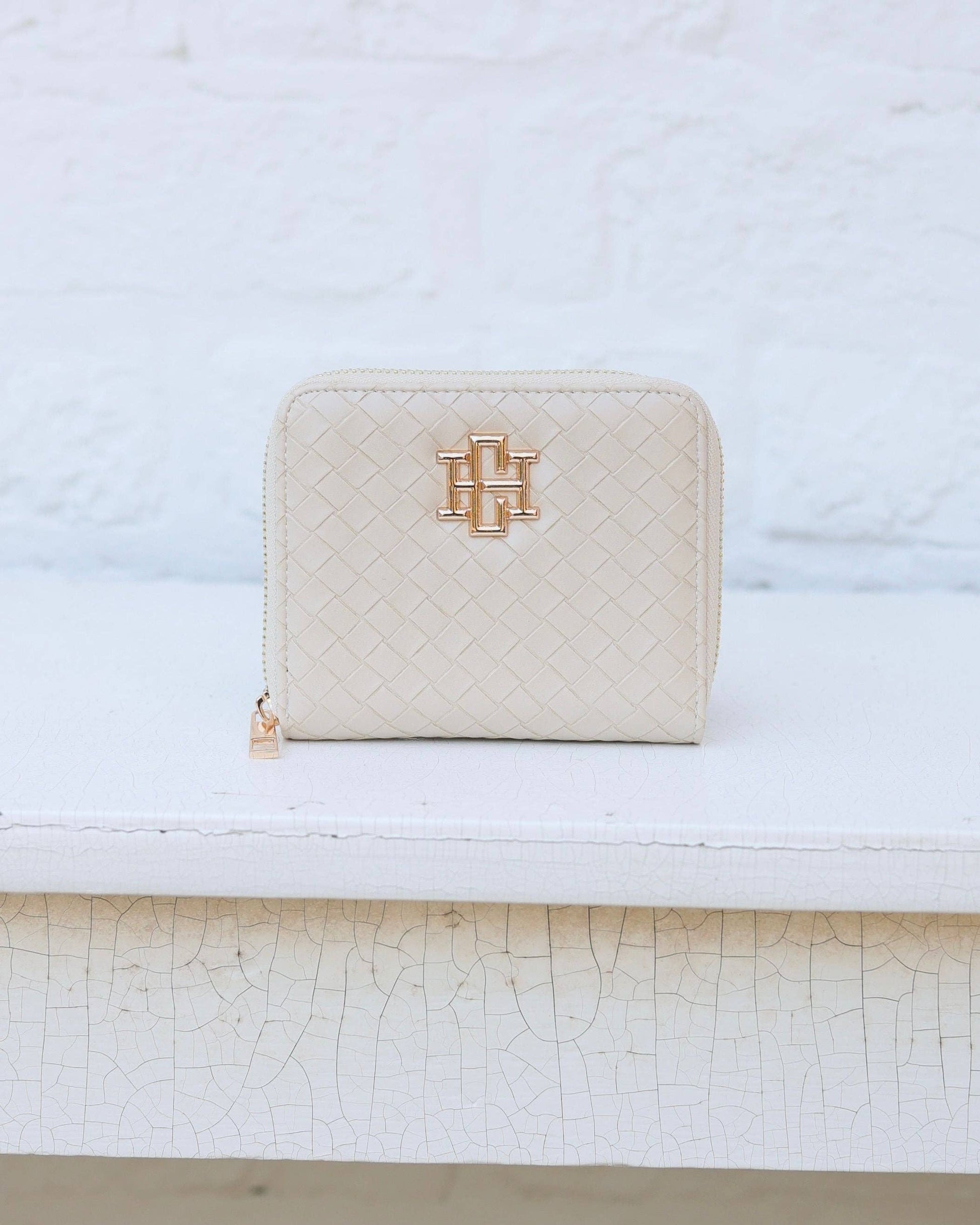 Caroline Hill - Blakely Wallet Woven Almond: Default Caroline Hill