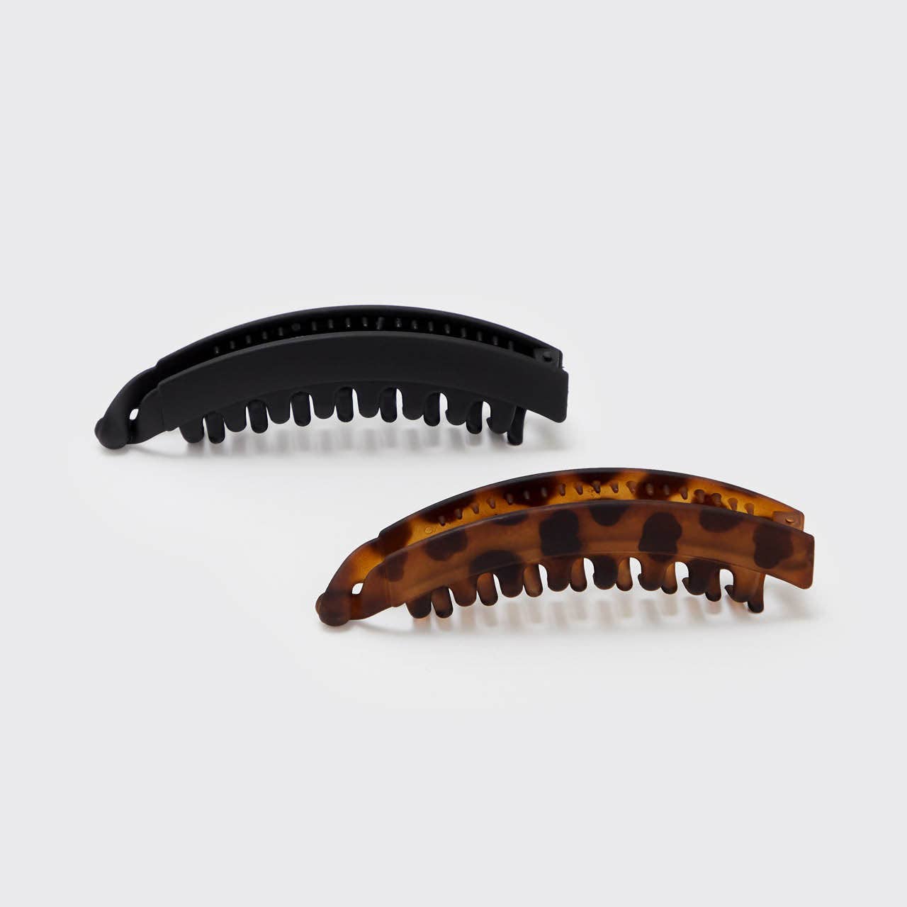 KITSCH - Banana Clip 2pc- Black & Tort KITSCH
