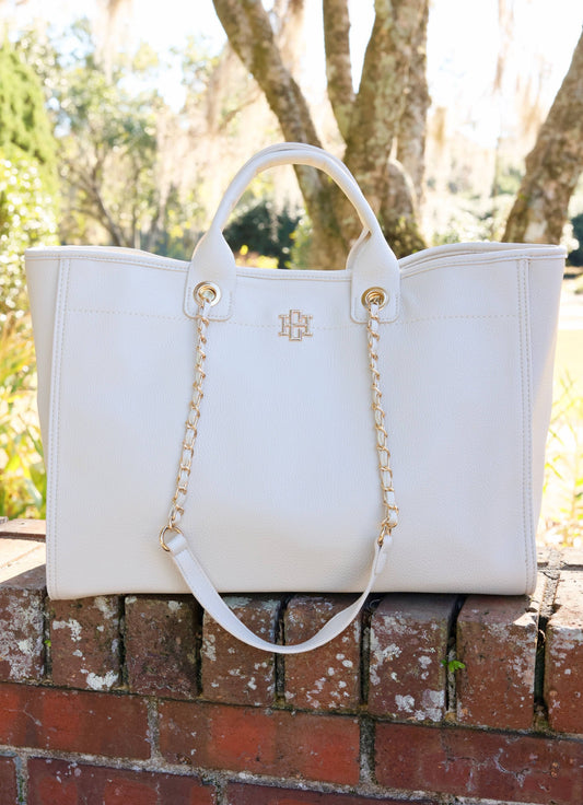 Caroline Hill - Melissa Tote Bag CREAM: Default Caroline Hill