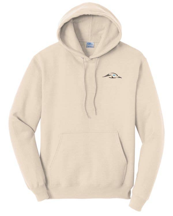 American Flyway Waterfowl - AF Waterfowl Solid Logo Hoodies: Sand / XLarge American Flyway Waterfowl