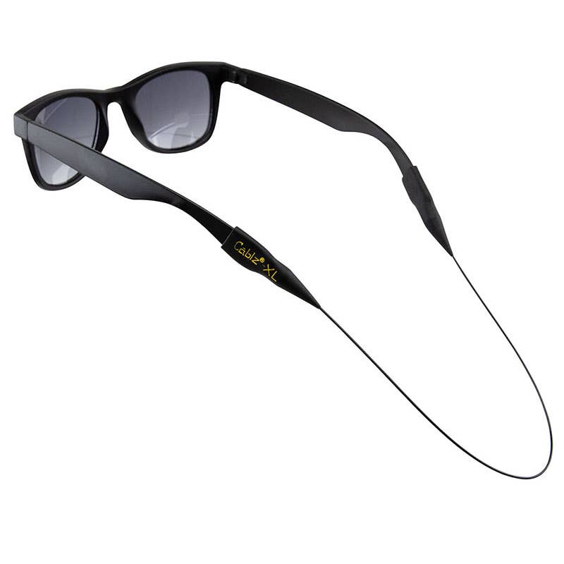 Cablz, Inc - Original Cablz - Non Adjustable-CblzXLB12: Black/Non Adj. with XL End / 12" Cablz, Inc