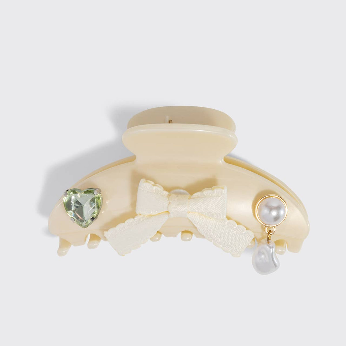 KITSCH - KitschPop™️Curved Claw Clip 7pc Set Vintage- Pearlized Cream KITSCH