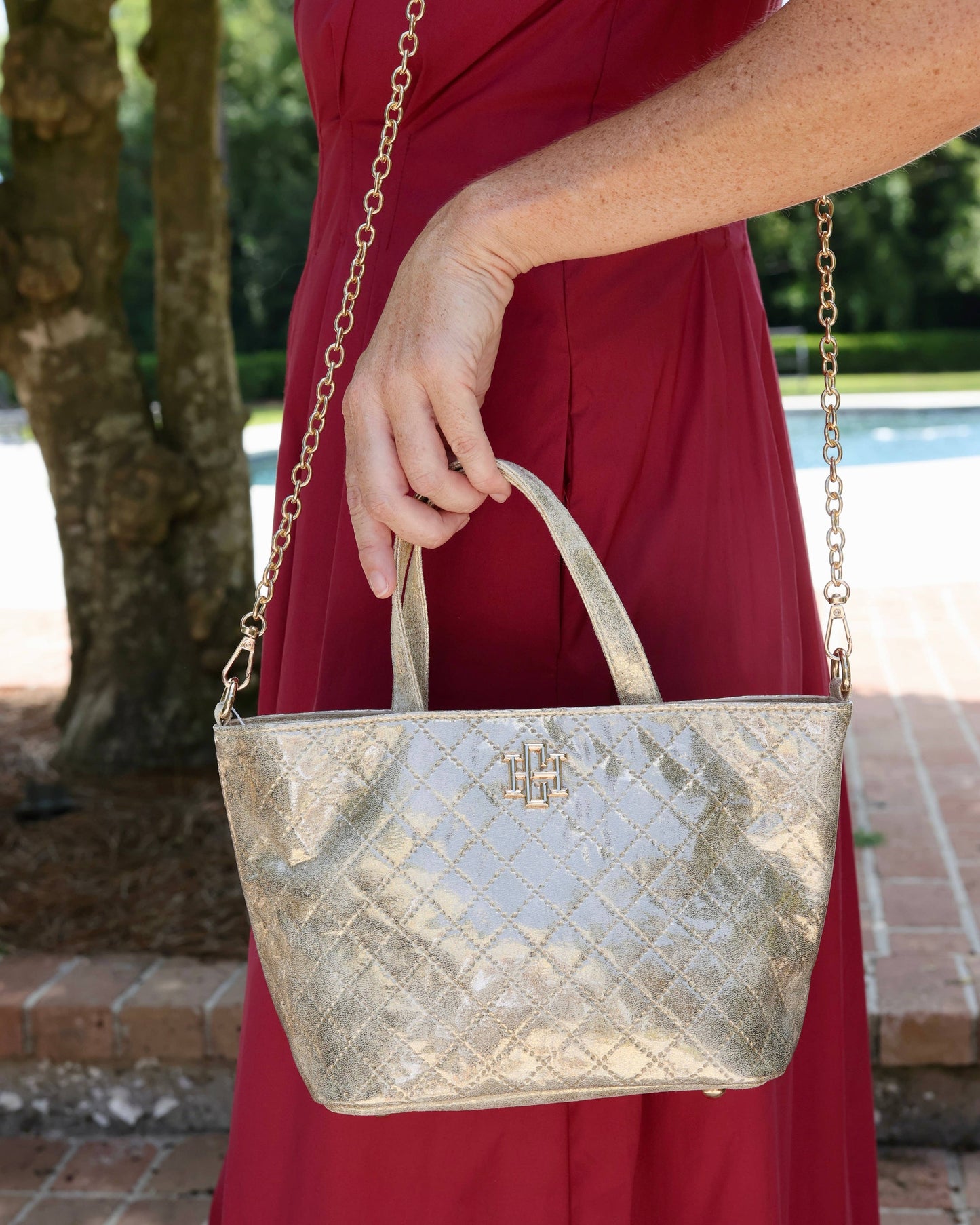 Caroline Hill - Maren Mini Tote Champagne Pop: Default Caroline Hill