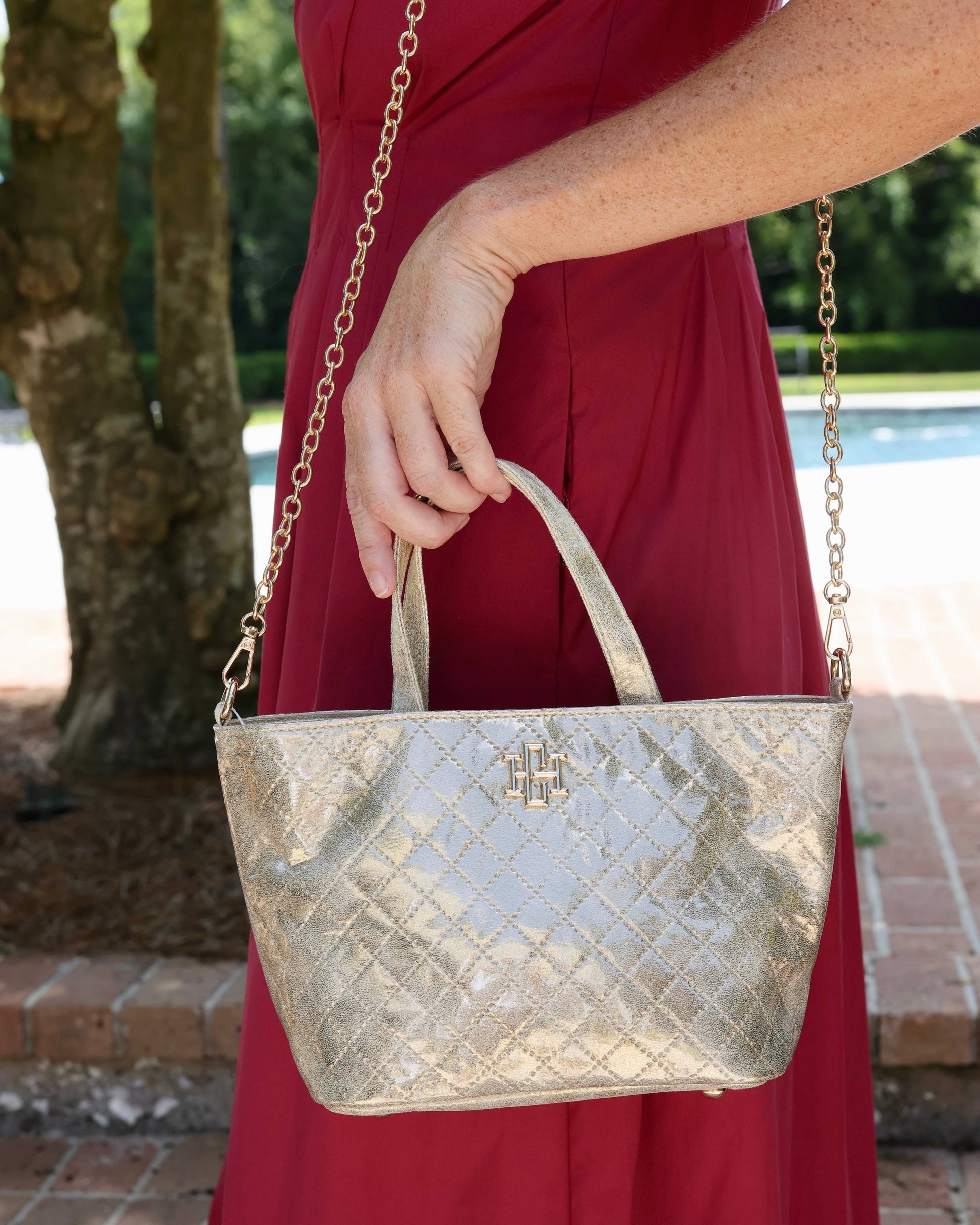 Caroline Hill - Maren Mini Tote Champagne Pop: Default Caroline Hill
