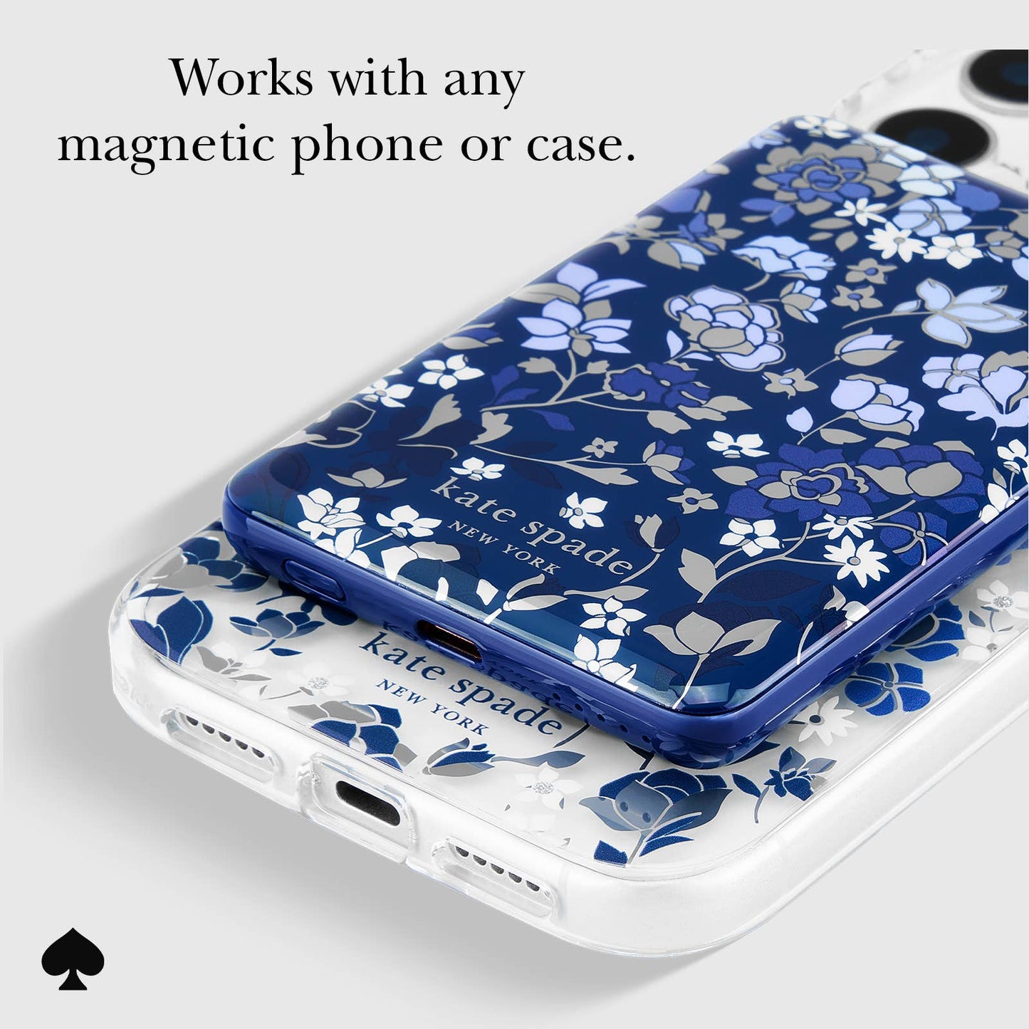 Case-Mate - Kate spade new york Flowerbed Blue MagSafe Battery Pack: Flowerbed Blue Case-Mate