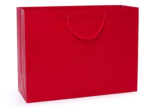 Nashville Wraps - Matte Paper Cord Handle Gift Bags: Navy Matte / 10 Pack / Cub 8x4x10" Nashville Wraps