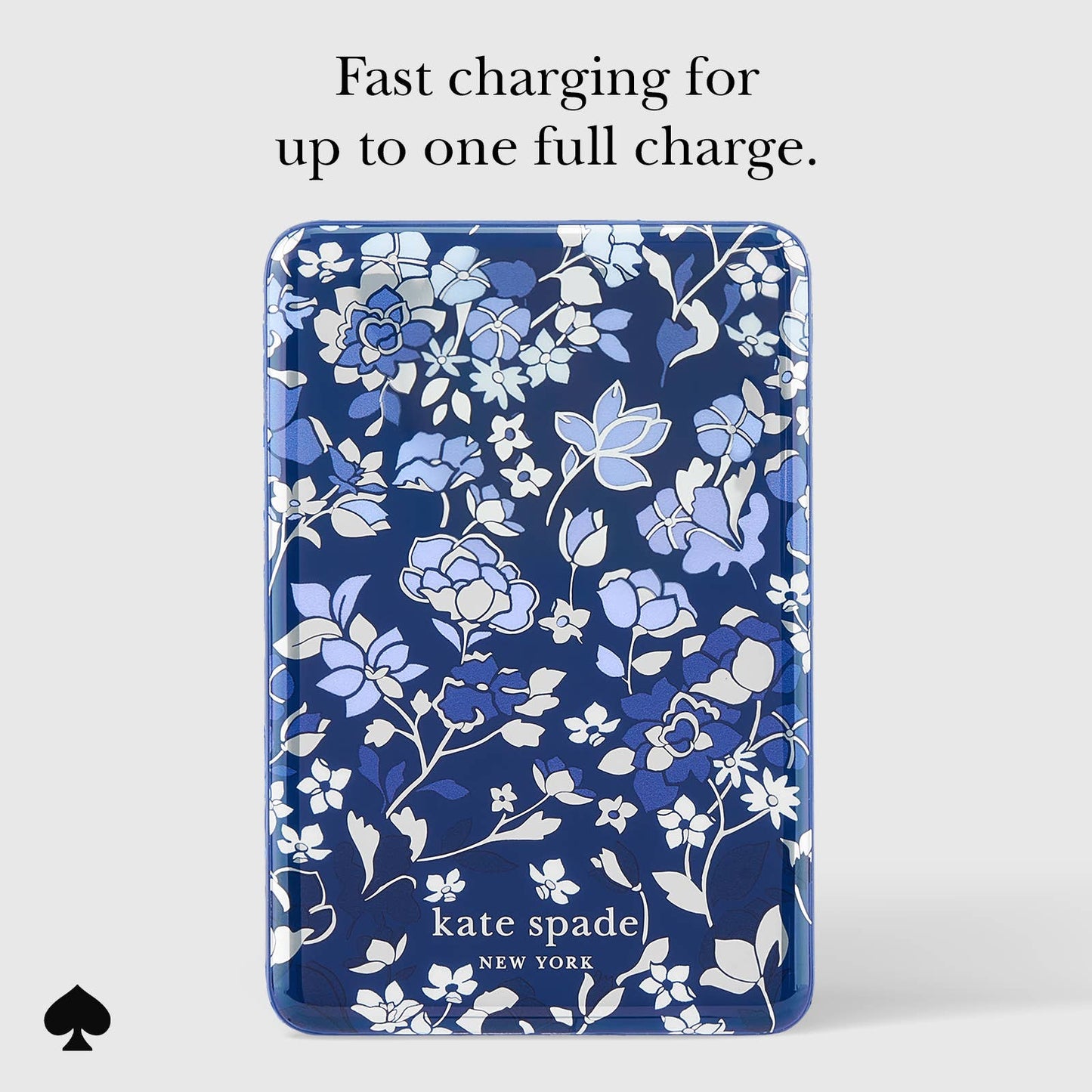 Case-Mate - Kate spade new york Flowerbed Blue MagSafe Battery Pack: Flowerbed Blue Case-Mate