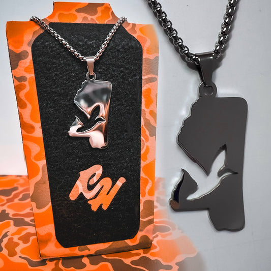 Ridge&Holler - Mississippi- Stainless Steel Necklace and Pendant States Series Ridge&Holler