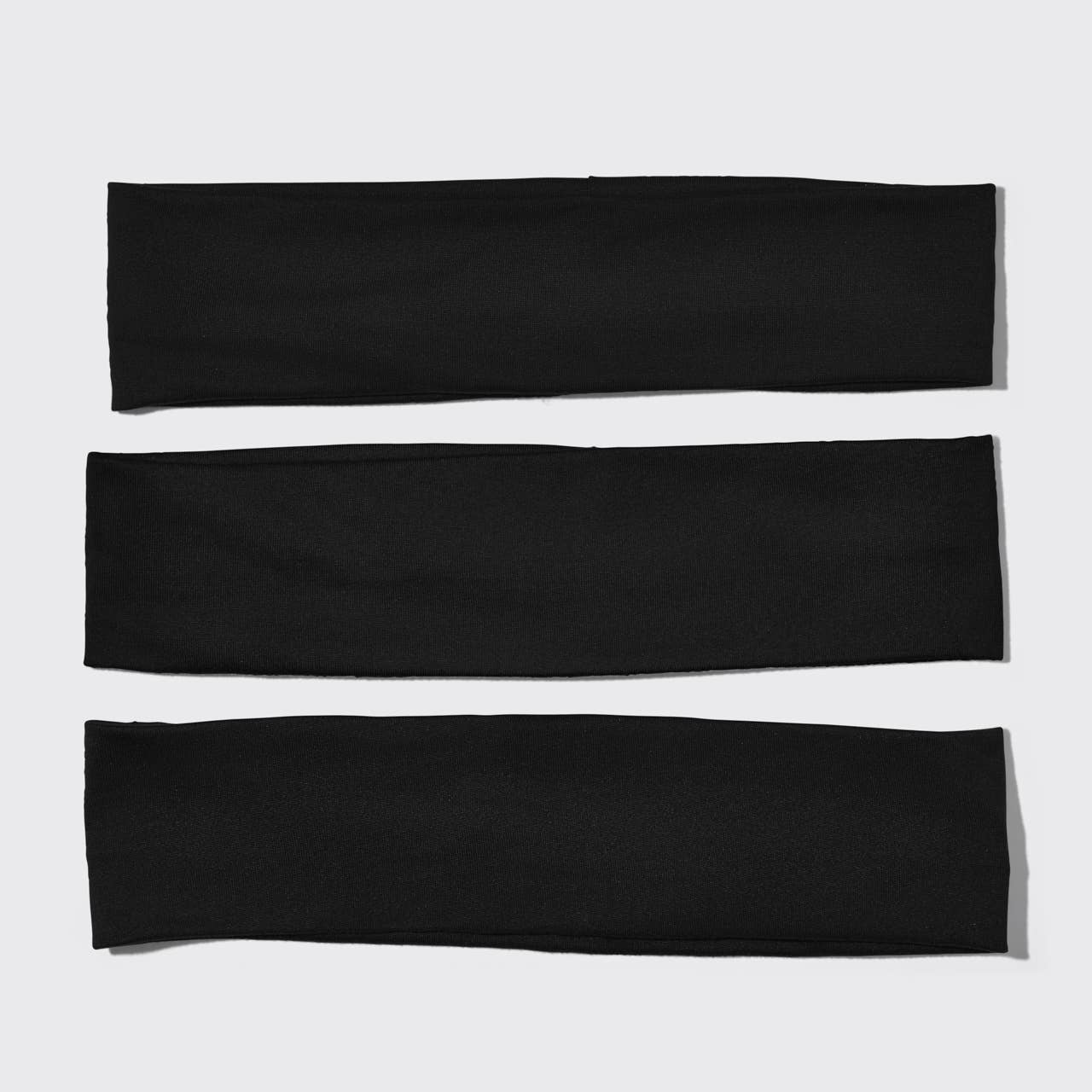 KITSCH - Recycled Active Headbands 3pc Set- Black KITSCH