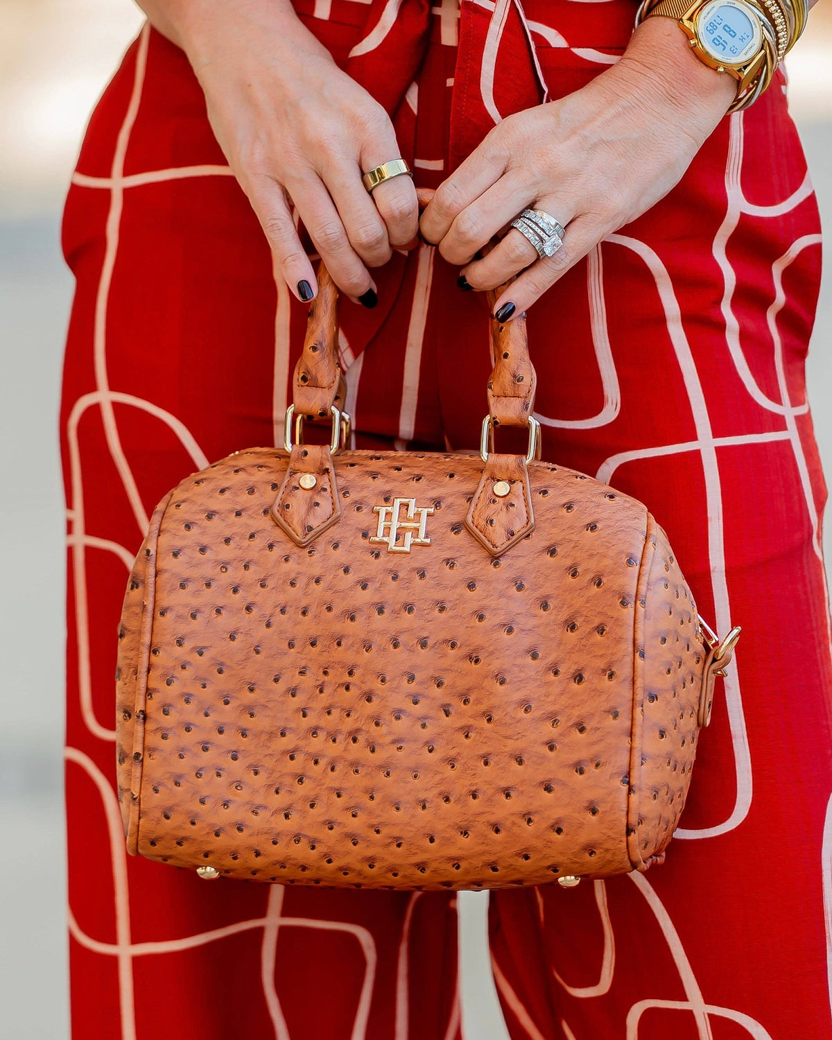 Caroline Hill - Valerie Bag Saddle EO: Default Caroline Hill