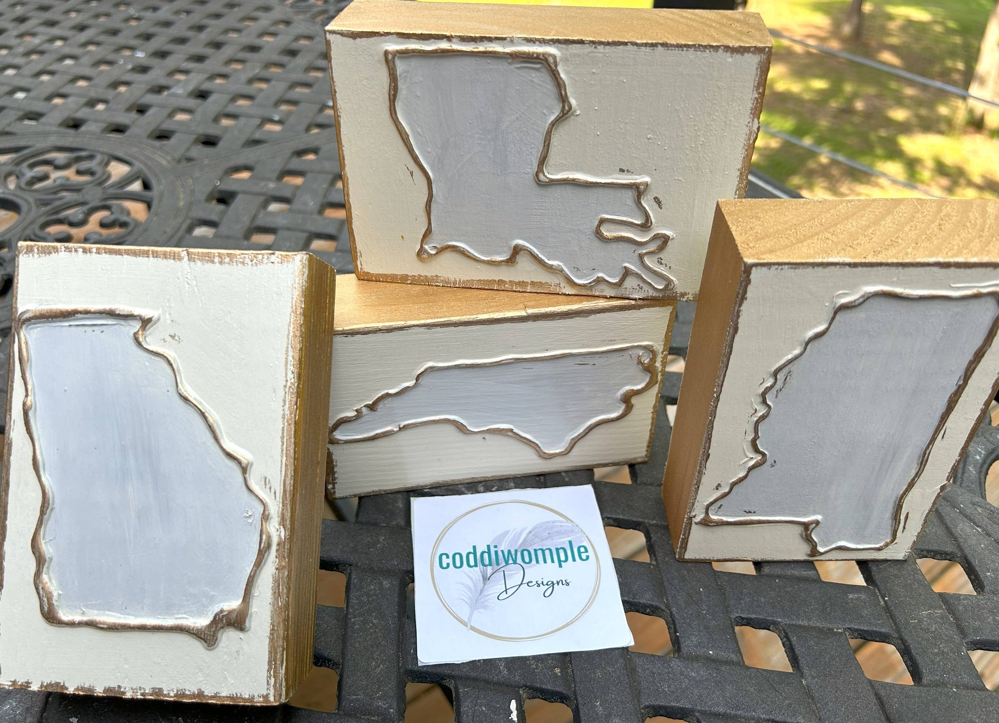 Coddiwomple - U.S. State - custom art block  hometown sports team city Coddiwomple