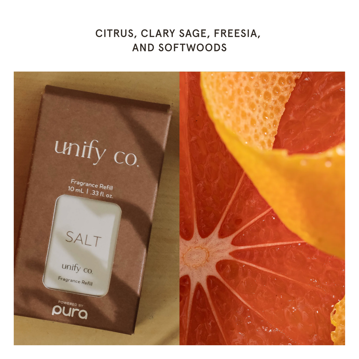 Pura - Salt by Unify Co. - Pura Home Diffuser Scent Refill: Single Pura
