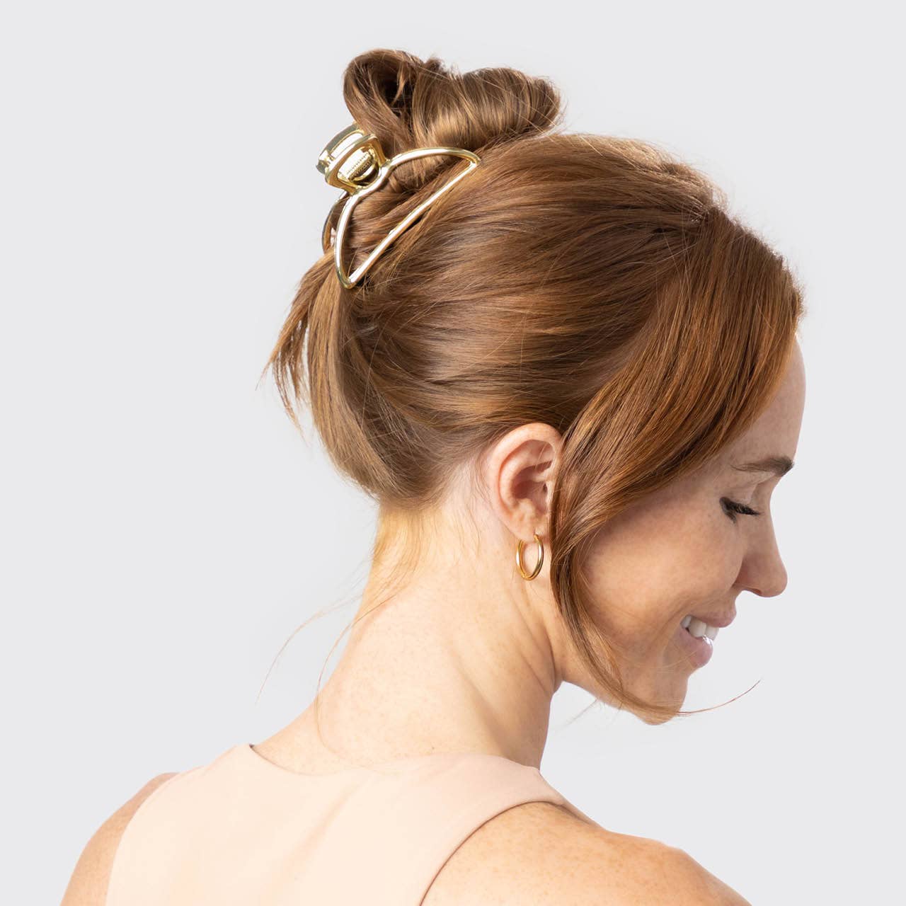 KITSCH - Open Shape Claw Clip - Gold KITSCH