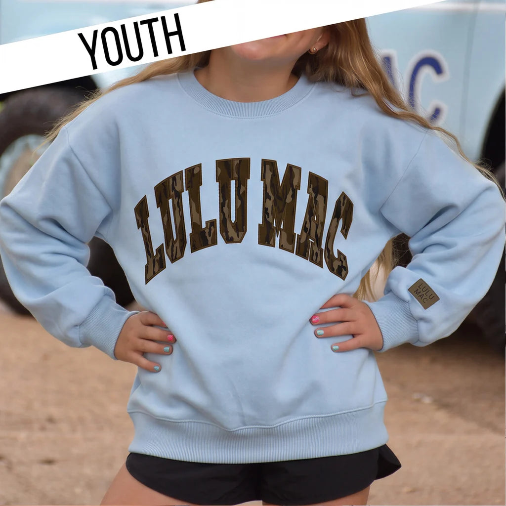 Lulumac Light Blue w/ Mossy Oak Bottomland Girlie Girl Originals