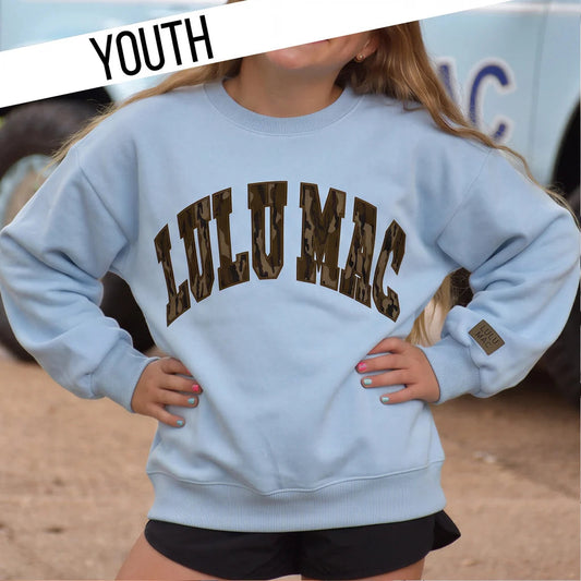 Lulumac Light Blue w/ Mossy Oak Bottomland Girlie Girl Originals