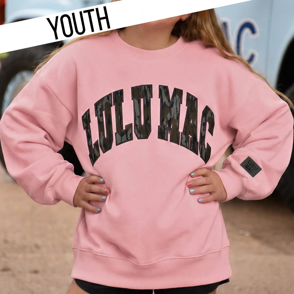 Lulumac Youth Light Pink w/ Mossy Oak Bottomland Girlie Girl Originals