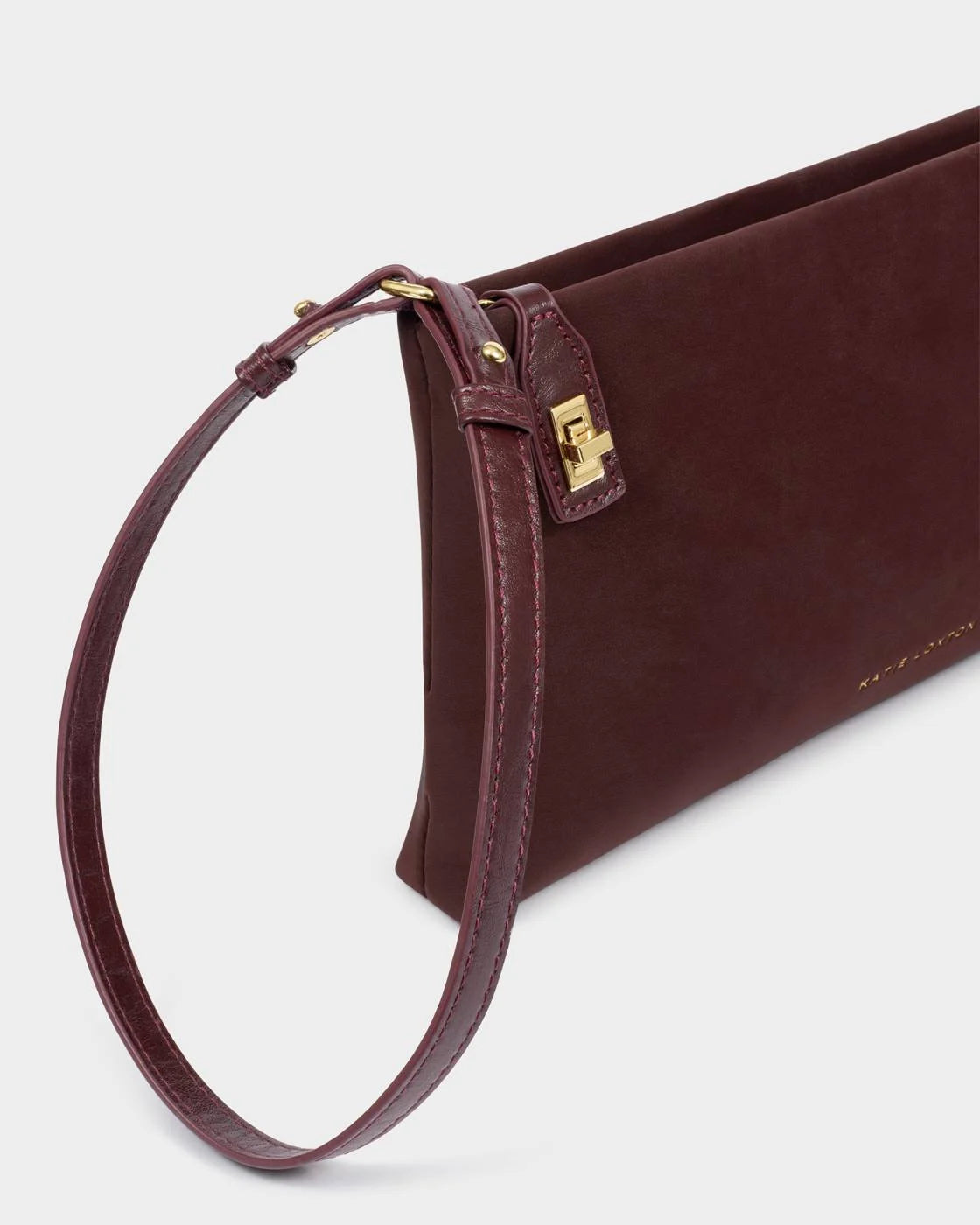Katie Loxton Orin Twist Lock Suedette Small Shoulder Bag KATIE LOXTON