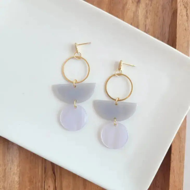 Lightweight Dangling Acrylic Charms Earrings