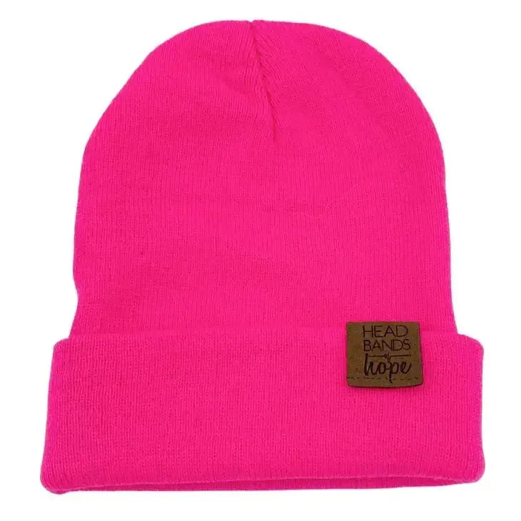 Neon Pink Winter Cozy Beanie