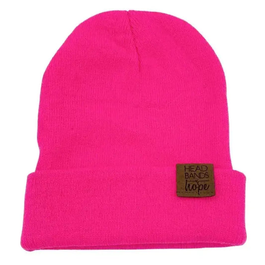 Neon Pink Winter Cozy Beanie