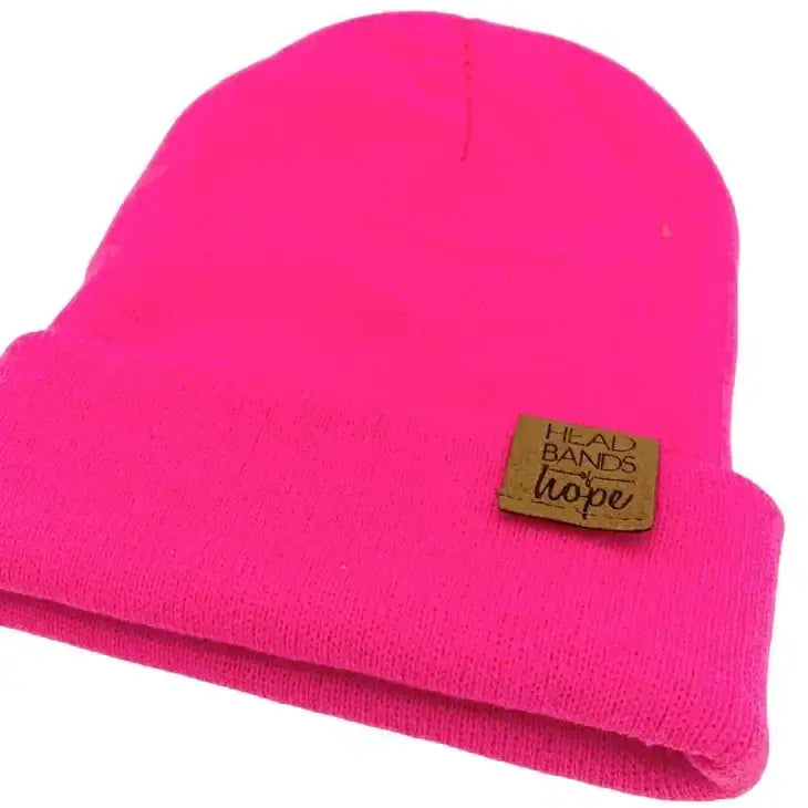 Neon Pink Winter Cozy Beanie