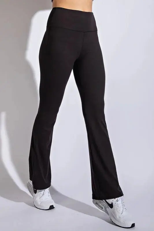 Hi Waist Bell Bottom Yoga Pants