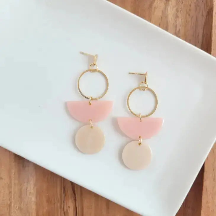 Lightweight Dangling Acrylic Charms Earrings