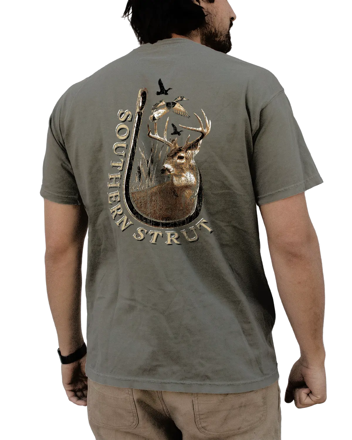 Southern Strut Deer Hook Short sleeve T-Shirt