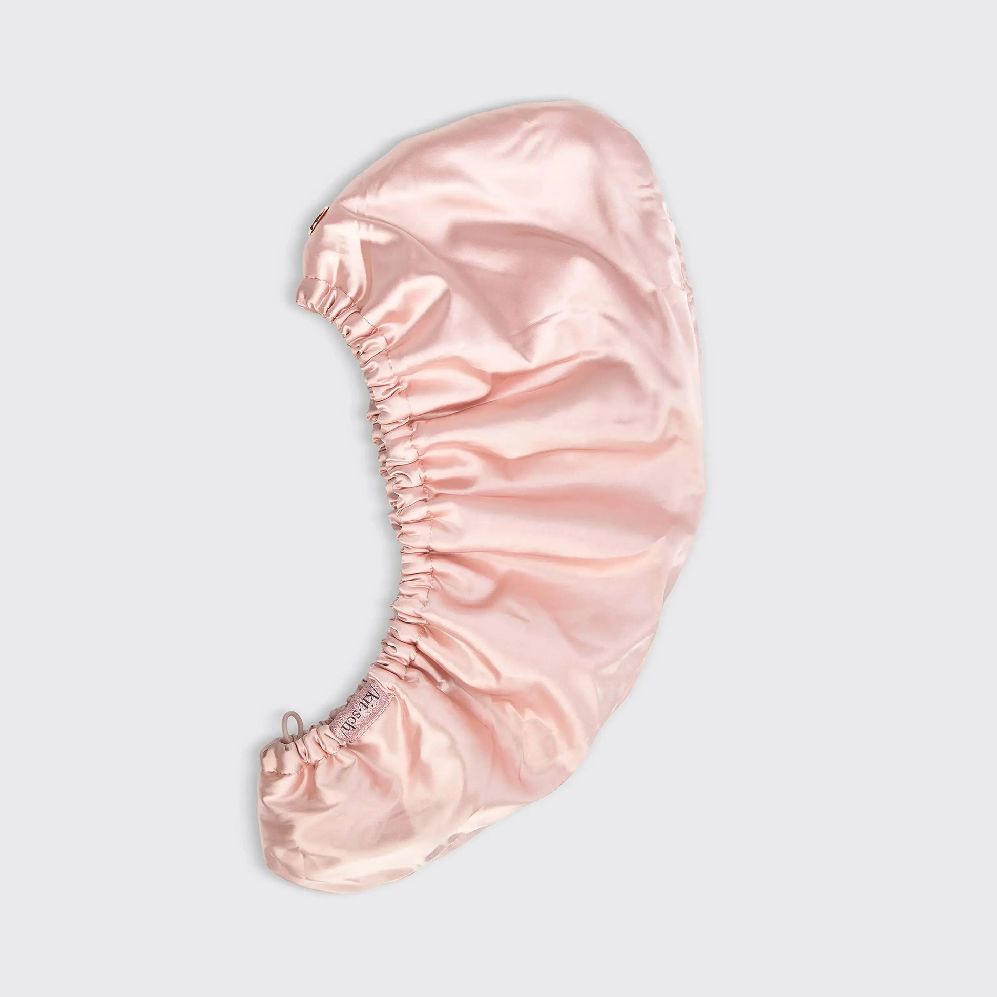 Satin-Wrapped Hair Towel - Blush KITSCH