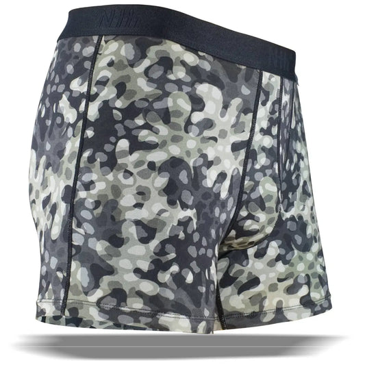 Men’s Woodland Camo Lightweight Silky Breathable Boxer Brief In Micromodal